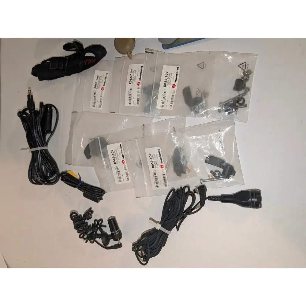 Huge Mixed Lot Vintage Camera Lenses Accessories  Lowepro Bag